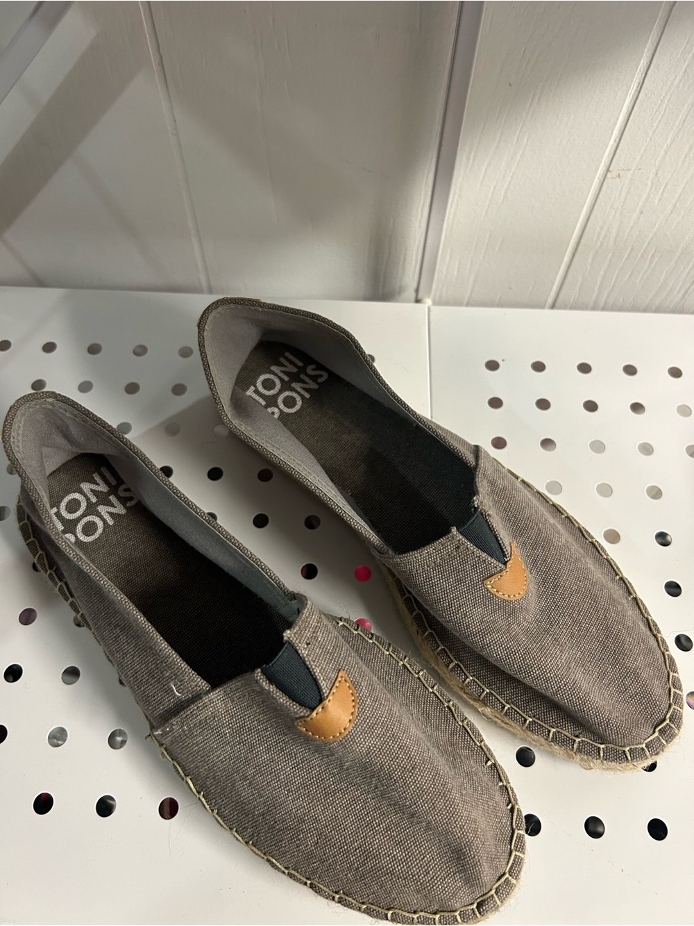 Toni Pons Grey Slip-On Espadrilles from Spain